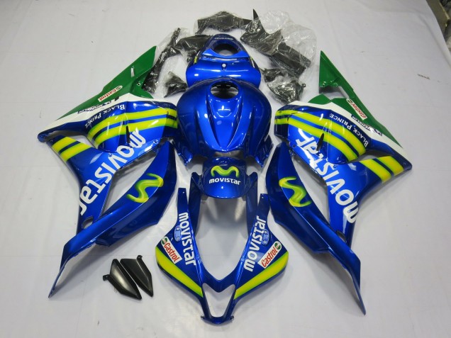 2009-2012 Movistar Honda CBR600RR Motorrad Verkleidungen 2009-2012 Movistar Honda CBR600RR Motorrad Verkleidungen
