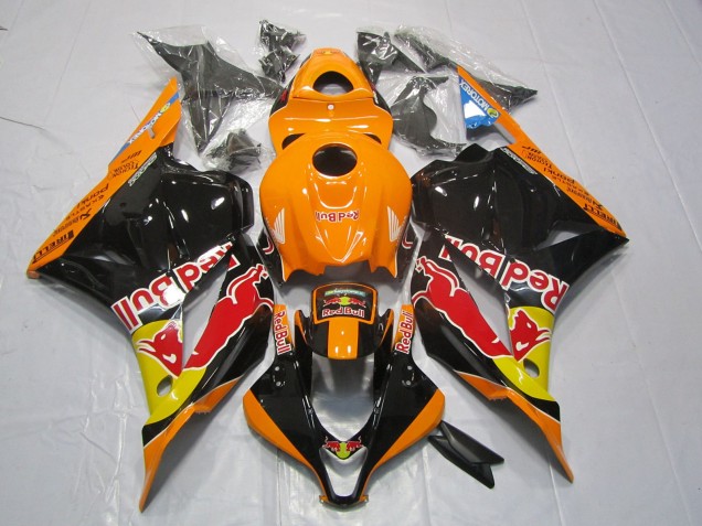 2009-2012 Orangerot Bull Honda CBR600RR Motorrad Verkleidungen