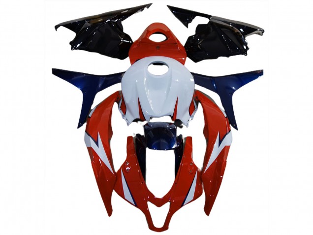 2009-2012 Rot & Blau Glänzend Honda CBR600RR Motorrad Verkleidungen