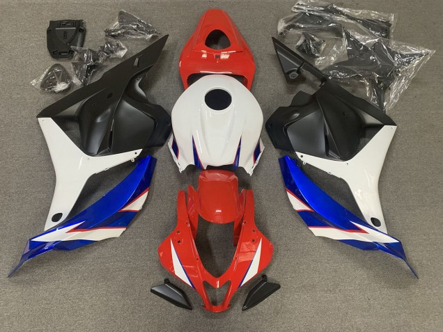2009-2012 Rot Glänzend Blau & Weiß Honda CBR600RR Motorrad Verkleidungen