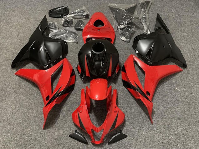 2009-2012 Rot & Matt Schwarz Honda CBR600RR Motorrad Verkleidungen