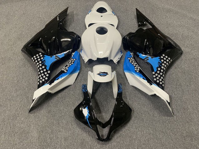 2009-2012 Schwarz Blau & Weiß Honda CBR600RR Motorrad Verkleidungen