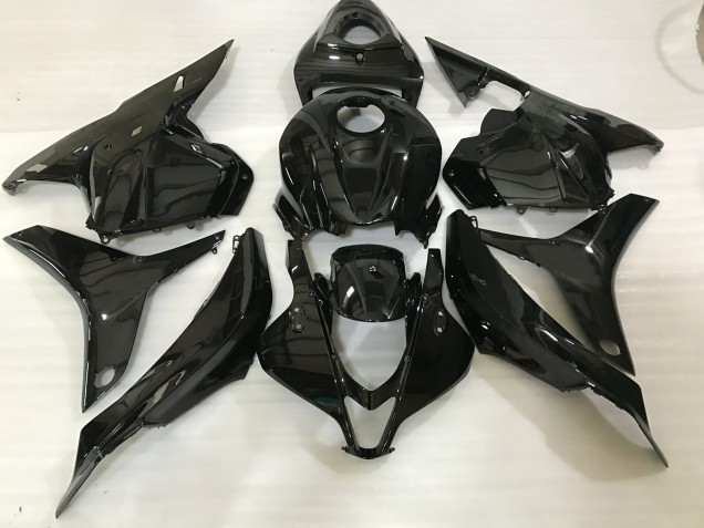 2009-2012 Schwarz Glänzend Honda CBR600RR Motorrad Verkleidungen
