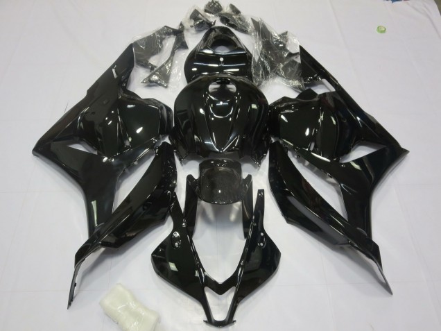 2009-2012 Schwarz Glänzend OEM Stil Honda CBR600RR Motorrad Verkleidungen