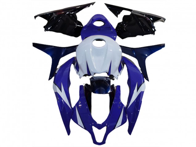 2009-2012 Zwei Blau Honda CBR600RR Motorrad Verkleidungen 2009-2012 Zwei Blau Honda CBR600RR Motorrad Verkleidungen