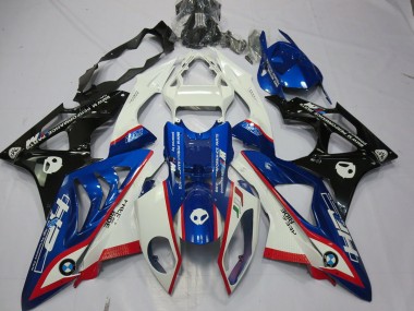 2009-2014 Alien Blau & Weiß BMW S1000RR Motorrad Verkleidungen