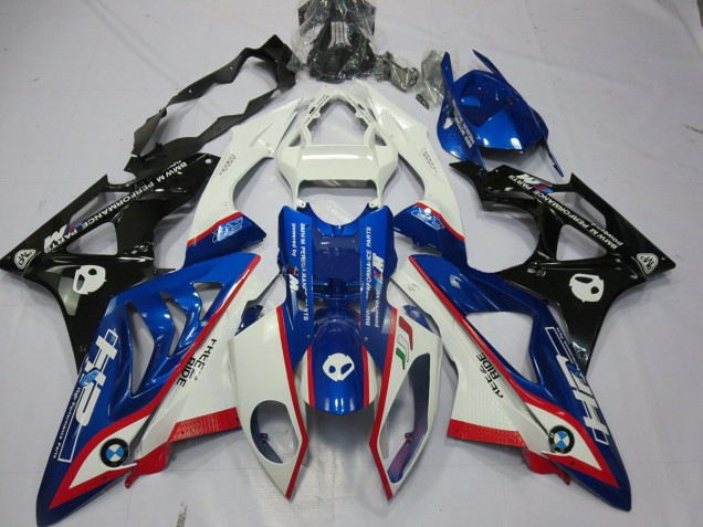 2009-2014 Alien Blau & Weiß BMW S1000RR Motorrad Verkleidungen