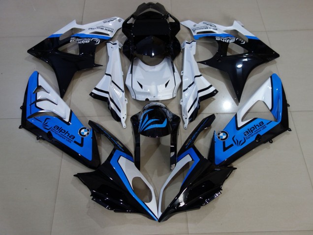 2009-2014 Alien Blau & Weiß BMW S1000RR Motorrad Verkleidungen