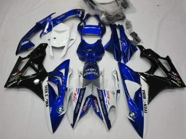2009-2014 Alien Blau & Weiß BMW S1000RR Motorrad Verkleidungen