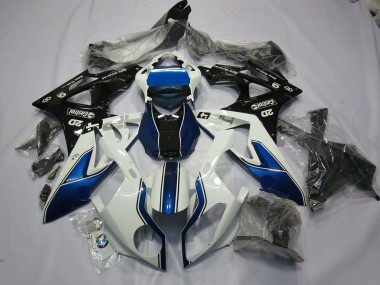 2009-2014 Alien Blau & Weiß BMW S1000RR Motorrad Verkleidungen