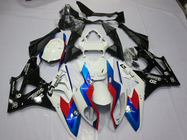 2009-2014 Alien Blau & Weiß BMW S1000RR Motorrad Verkleidungen