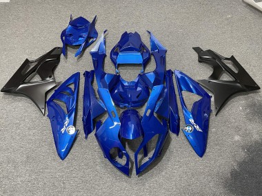 2009-2014 Alien Blau & Weiß BMW S1000RR Motorrad Verkleidungen