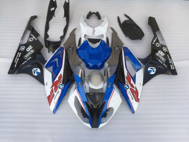 2009-2014 Alien Blau & Weiß BMW S1000RR Motorrad Verkleidungen