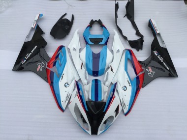 2009-2014 Alien Blau & Weiß BMW S1000RR Motorrad Verkleidungen