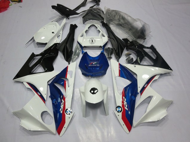 2009-2014 Alien Blau & Weiß BMW S1000RR Motorrad Verkleidungen