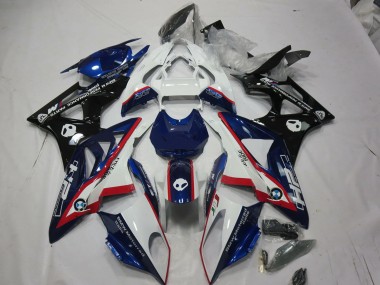2009-2014 Alien Blau & Weiß BMW S1000RR Motorrad Verkleidungen