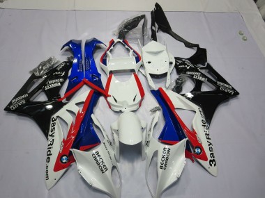 2009-2014 Alien Blau & Weiß BMW S1000RR Motorrad Verkleidungen