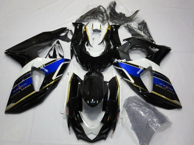 2009-2016 Blau & Gold Suzuki GSXR 1000 Motorrad Verkleidungen