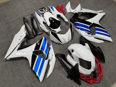 2009-2016 Weiß Blau & Rot Stil Suzuki GSXR 1000 Motorrad Verkleidungen