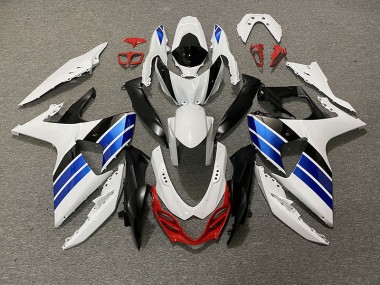 2009-2016 Glänzend Weiß Blau Schwarz & Rot Suzuki GSXR 1000 Motorrad Verkleidungen