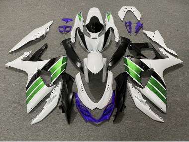 2009-2016 Glänzend Weiß Grün Schwarz & Lila Suzuki GSXR 1000 Motorrad Verkleidungen