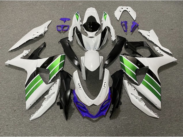 2009-2016 Glänzend Weiß Grün Schwarz & Lila Suzuki GSXR 1000 Motorrad Verkleidungen