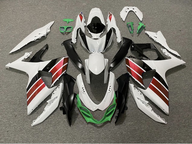 2009-2016 Glänzend Weiß Rot Schwarz & Grün Suzuki GSXR 1000 Motorrad Verkleidungen