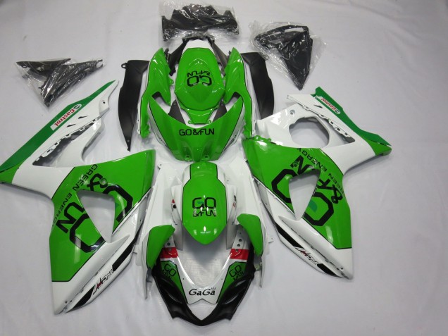 2009-2016 Grün Go Fun Suzuki GSXR 1000 Motorrad Verkleidungen