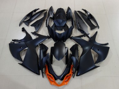 2009-2016 Matt & Orange Suzuki GSXR 1000 Motorrad Verkleidungen