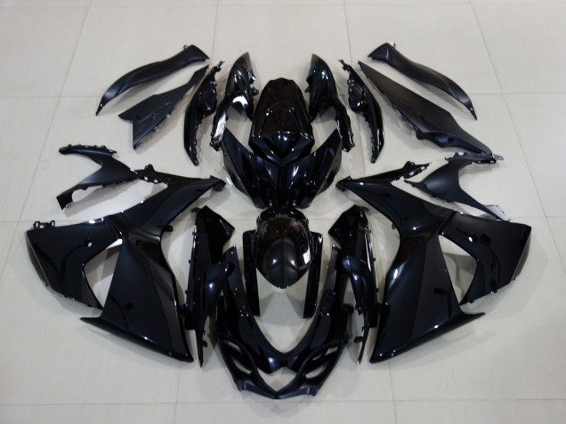 2009-2016 Schwarz Glänzend Suzuki GSXR 1000 Motorrad Verkleidungen