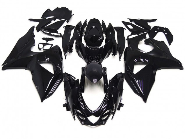 2009-2016 Vollglanz Schwarz Suzuki GSXR 1000 Motorrad Verkleidungen