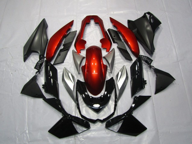 2010-2013 Gebranntes Orange Kawasaki Z1000 Motorrad Verkleidungen