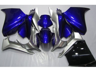 2010-2013 Tiefes Blau & Silber Honda VFR1200 Motorrad Verkleidungen