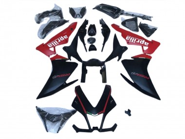 2010-2015 Matt Schwarz & Rot Aprilia RSV4 1000 Motorrad Verkleidungen