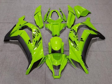 2011-2015 Glänzend Grün & Schwarz Kawasaki ZX10R Motorrad Verkleidungen
