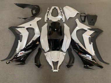 2011-2015 Perlweiß & Schwarz Kawasaki ZX10R Motorrad Verkleidungen