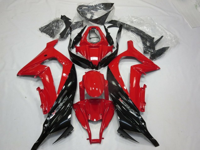 2011-2015 Rot Schwarz Gloss Kawasaki ZX10R Motorrad Verkleidungen