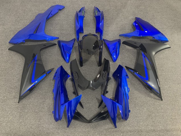 2011-2024 Blau Schwarz & Grau Suzuki GSXR 600-750 Motorrad Verkleidungen