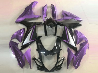 2011-2024 Glanz Lila Kanten Suzuki GSXR 600-750 Motorrad Verkleidungen