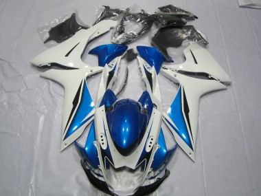 2011-2024 Hellblau & Weiß Suzuki GSXR 600-750 Motorrad Verkleidungen
