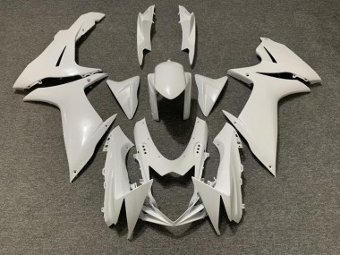 2011-2024 Perlweiss Suzuki GSXR 600-750 Motorrad Verkleidungen