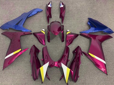 2011-2024 Rot & Blau Glänzend Suzuki GSXR 600-750 Motorrad Verkleidungen