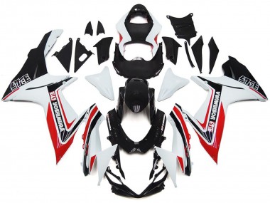 2011-2024 Rot Custom-Stil-Kit Suzuki GSXR 600-750 Motorrad Verkleidungen