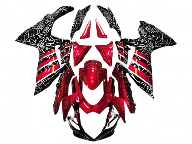 2011-2024 Rot Spinne Suzuki GSXR 600-750 Motorrad Verkleidungen