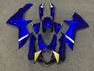 2011-2024 Tiefes Blau Mit Suzuki-Branding Suzuki GSXR 600-750 Motorrad Verkleidungen