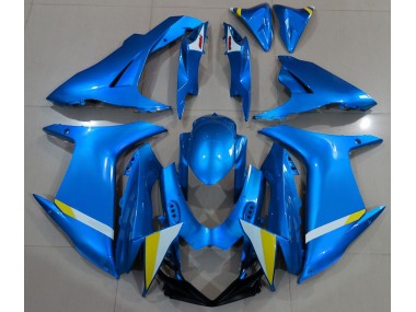 2011-2024 Vollglanz Hellblau Suzuki GSXR 600-750 Motorrad Verkleidungen