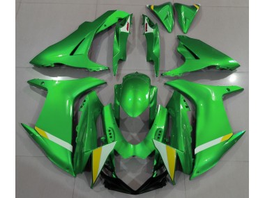 2011-2024 Vollglanz Hellgrün Suzuki GSXR 600-750 Motorrad Verkleidungen