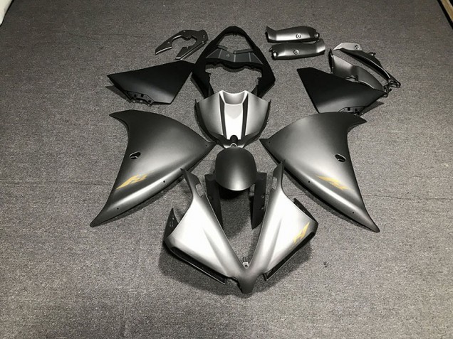2012-2014 Matt Grau Yamaha R1 Motorrad Verkleidungen 2012-2014 Matt Grau Yamaha R1 Motorrad Verkleidungen