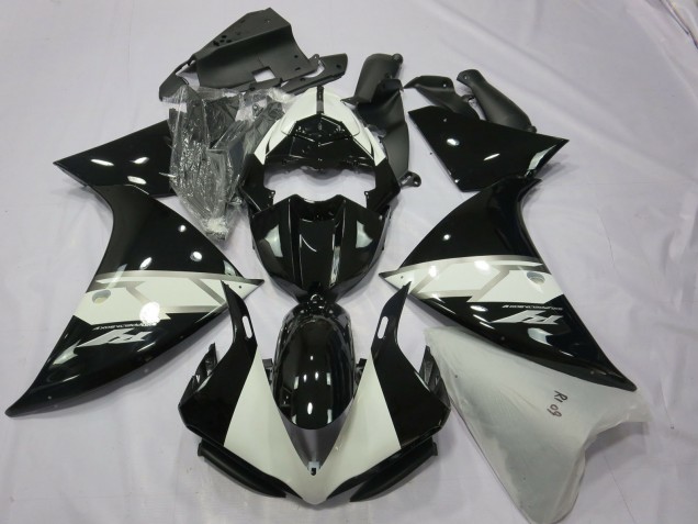 2012-2014 Schwarz Dreifarbig Yamaha R1 Motorrad Verkleidungen