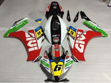 2012-2016 6 Givi Rot Honda CBR1000RR Motorrad Verkleidungen